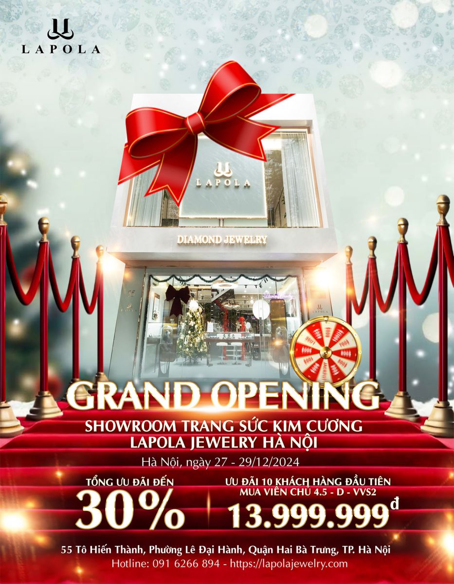 Lapola Jewelry khai trương ưu đãi lớn